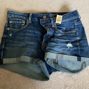 Dark Wash Jean Shorts